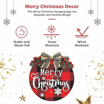 Merry Christmas Sign: Festive Decoration for Your Home