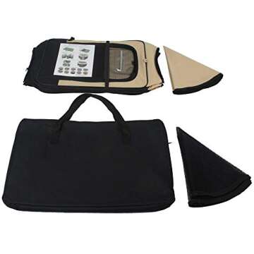 EliteField 2-Door Soft Pet Playpen (2 Year Warranty), Exercise Pen, Multiple Sizes and Colors Available for Dogs, Cats and Other Pets (36" x 36" x 24"H, Black+Beige)