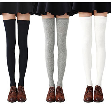 Chalier Women's Long Knee High Socks – 3 Pack