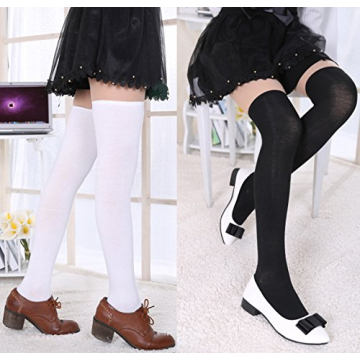 Chalier Women's Long Knee High Socks – 3 Pack
