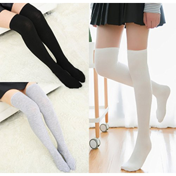 Chalier Women's Long Knee High Socks – 3 Pack