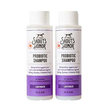 Skout's Honor Probiotic Pet Shampoo 16oz. (Lavender) - For a Healthier Skin and Coat