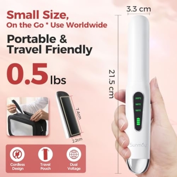 Sunmay Voga Cordless 2-in-1 Hair Straightener and Curler