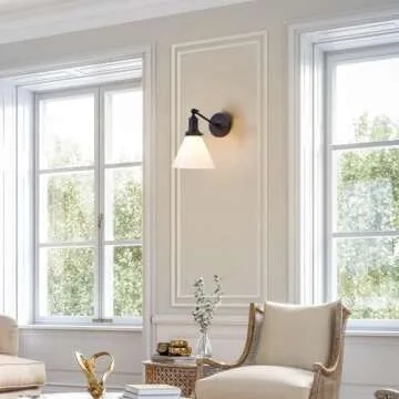 PERMO Vintage Slope Pole Wall Mount Sconce Light Fixture