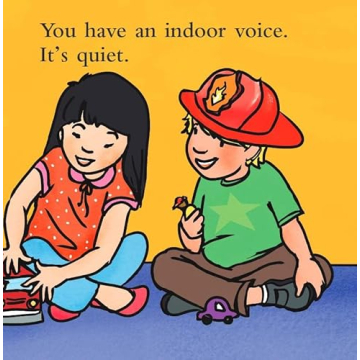 Voices Are Not for Yelling Board Book for Kids