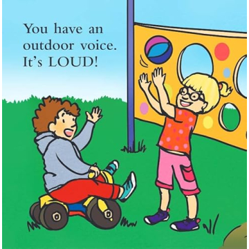 Voices Are Not for Yelling Board Book for Kids