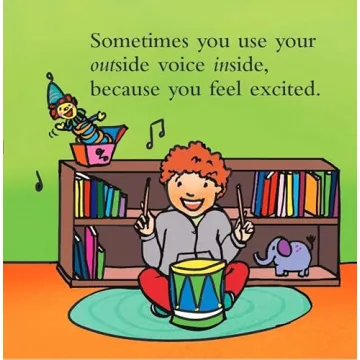 Voices Are Not for Yelling Board Book for Kids