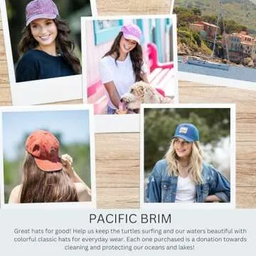 PACIFIC BRIM Women's Adjustable Cap Mesh Side Panels Trucker Hat - Bad Hair Day
