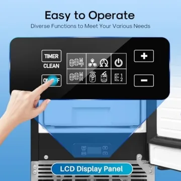 ICEPURE Under Counter Ice Maker with Self-Cleaning 15 inch Ice Maker