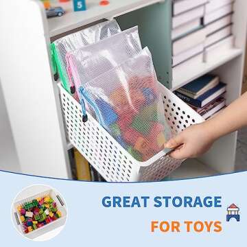 Umriox 16PCS Zipper Pouches for Effortless Organization