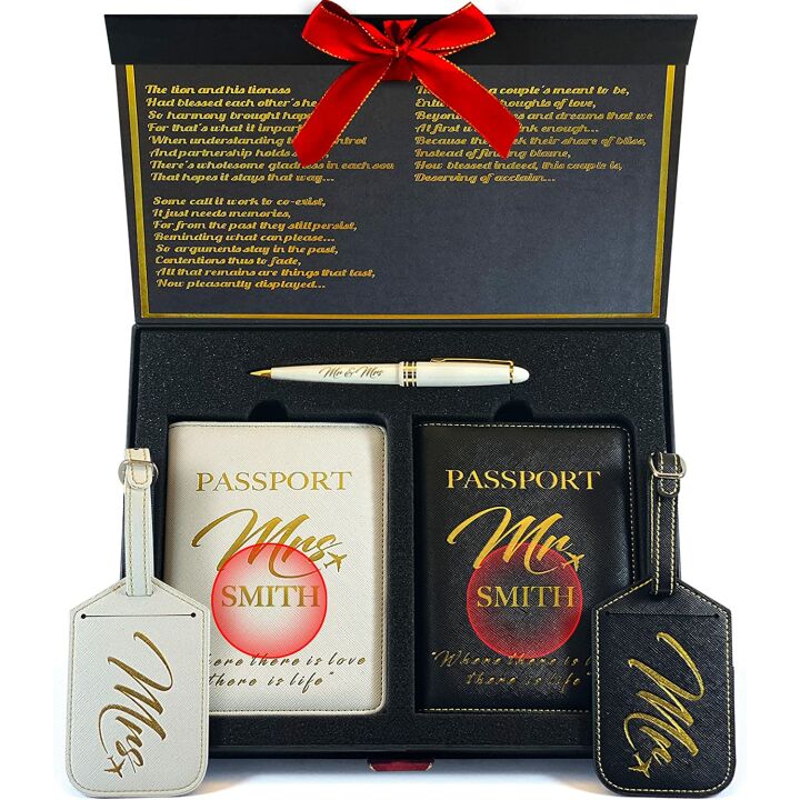 Mr. & Mrs. Luggage Set for Stylish Couple Travel