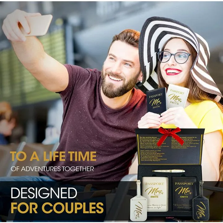 Mr. & Mrs. Luggage Set for Stylish Couple Travel