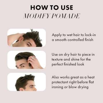 Hanz de Fuko Modify Pomade for Medium Hold and Shine