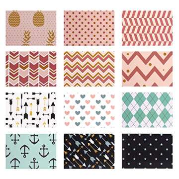 SUKKI Cash Envelope System: 12 PC Waterproof Budget Envelopes & Budget Sheets with Carry Pouch