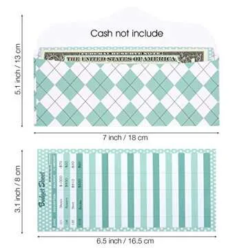 SUKKI Cash Envelope System - 12 Stylish Budget Envelopes