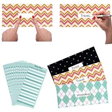 SUKKI Cash Envelope System - 12 Stylish Budget Envelopes