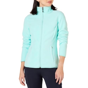 Amazon Essentials Women's Classic-Fit Full-Zip Polar Soft Fleece Jacket (Available in Plus Size), Aq...