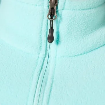 Amazon Essentials Women's Classic-Fit Full-Zip Polar Soft Fleece Jacket (Available in Plus Size), Aqua Blue, Small