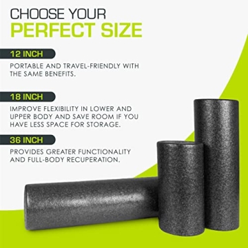 ProsourceFit High Density Foam Rollers for Muscle Recovery