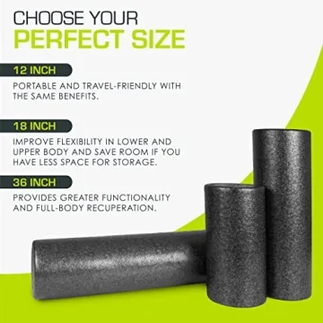 ProsourceFit High Density Foam Rollers for Muscle Recovery