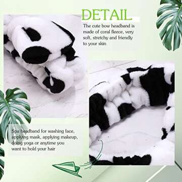 Hanaive Headbands for Women for Washing Face Spa Headband and Wristbands, Makeup Headband for Washin...