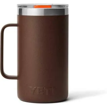 YETI Rambler 24 oz Stainless Steel Mug with Lid