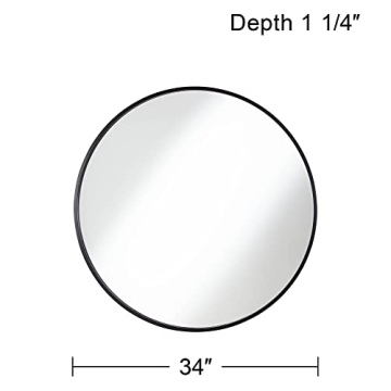 Uttermost Mayfair 34" Round Mirror for Elegant Home Decor