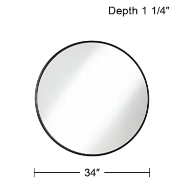 Uttermost Mayfair 34" Round Mirror for Elegant Home Decor