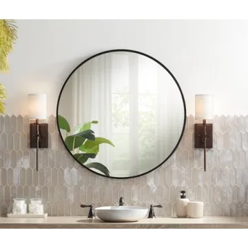 Uttermost Mayfair 34" Round Mirror for Elegant Home Decor