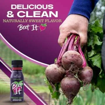 BEET IT Circulation Organic Beet Root Juice Shots - 300mg Dietary Nitrate for Heart Health Support (15 x 2.4 fl. oz.), Non-GMO, Pure Beet Juice, Natural Blood Pressure Support & Juice Shots