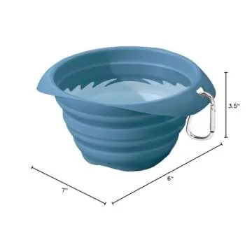 Kurgo Collaps-A-Bowl - Collapsible Dog Bowl for Travel