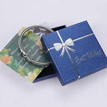 HX SHARE Twisted Cable Bracelet for Stylish Women Jewelry