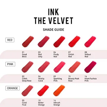 Peripera Ink Velvet Lip Tint Heart Fuchsia Pink