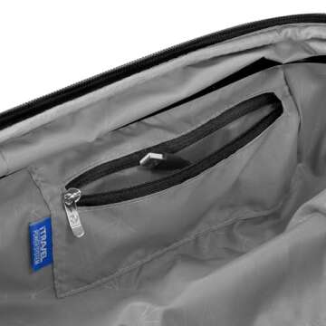 Traveler's Choice Pagosa Indestructible Hardshell Expandable Spinner Luggage, Black, Carry-on