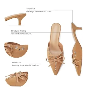 Buy DOEYG Black Kitten Heels for Women - Chic and Comfortable Pumps