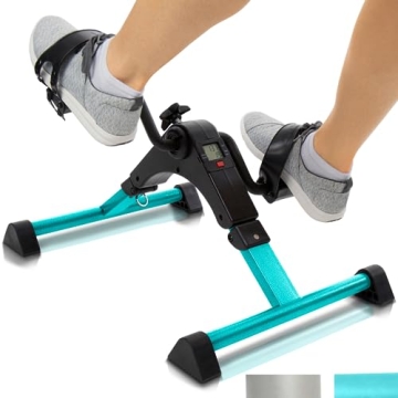 Vive Folding Pedal Exerciser - Under Desk Exercise Bike for Seniors