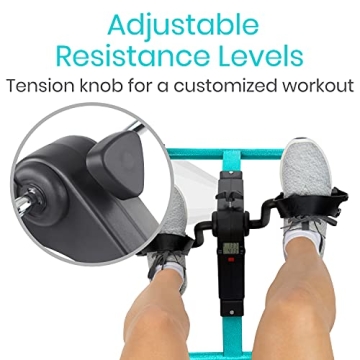 Vive Folding Pedal Exerciser for Seniors and Elderly