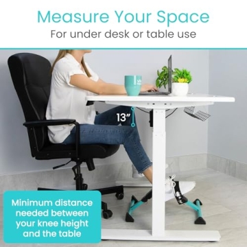 Vive Folding Pedal Exerciser for Seniors and Elderly