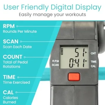 Vive Folding Pedal Exerciser for Seniors and Elderly