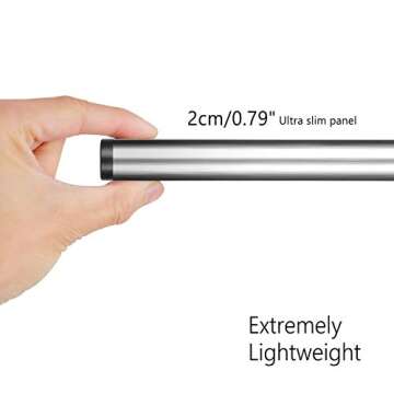 Neewer Dimmable Bi-Color LED Professional Video Light for Studio, YouTube Outdoor Video Photography Lighting Kit, Durable Metal Frame, 960 LED Beads, 3200-5600K, CRI 95+