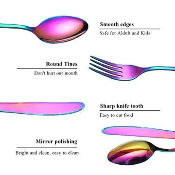 Berglander Flatware Set: Colorful, Elegant & Durable