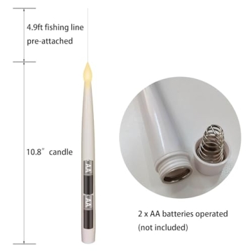 Floating LED Candles with Magic Wand Remote for Parties