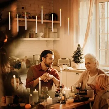 Floating LED Candles with Magic Wand Remote for Parties