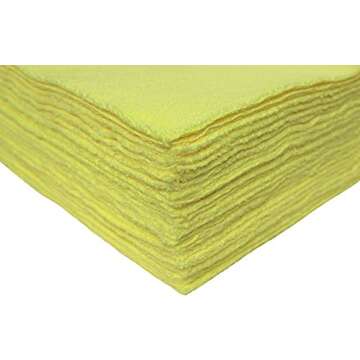 Detailer's Preference Premium Cleaning Edgeless Microfiber Towels 350gsm 16 x 16 Inches 12 Pack