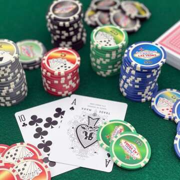 Premium 100 Piece Las Vegas Poker Chips Set