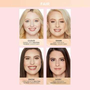 Too Faced Born This Way Natural Finish Longwear Liquid Foundation | Medium-To-Full Coverage | Hydrating + Oil Free, 1 Fl Oz, Snow