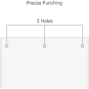 Amazon Basics 3 Hole Punch - 10 Sheets Capacity in Black