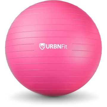 URBNFit Anti-Burst Yoga Ball for Stability and Exercise