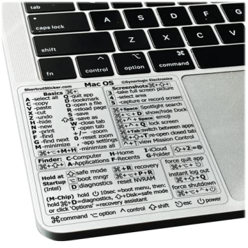 Mac OS Shortcuts Sticker for MacBook Air and Pro