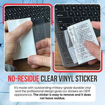 Mac OS Shortcuts Sticker for MacBook Air and Pro